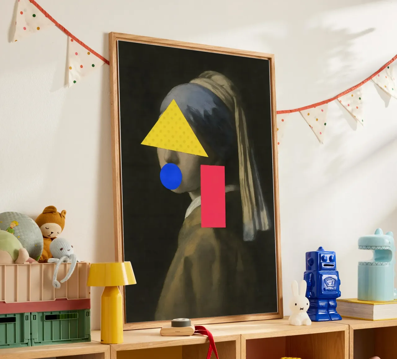 Neon Vermeer – Geometric Disruption plexiglass da CNTRL