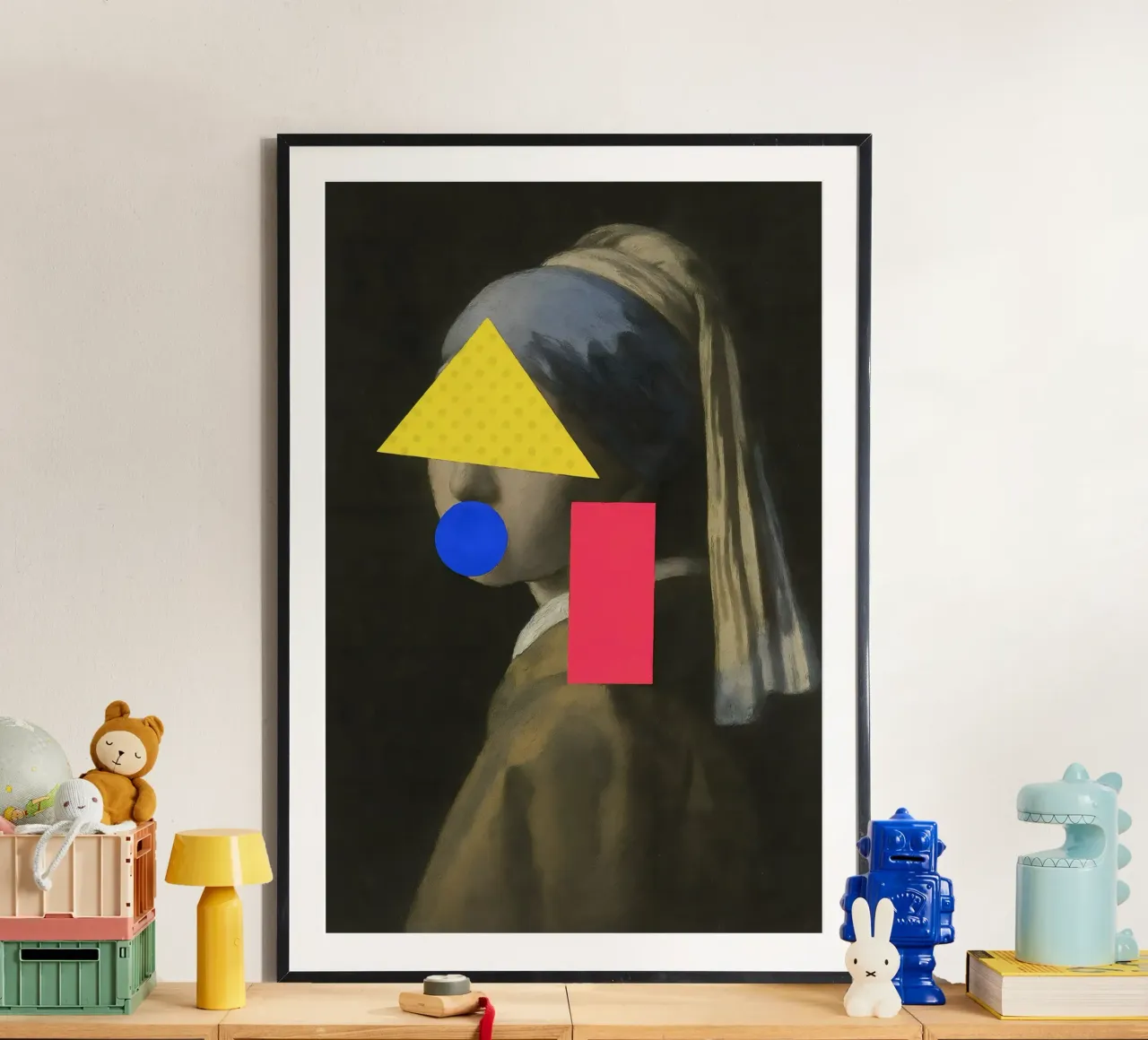 Neon Vermeer – Geometric Disruption carta hahnemühle da CNTRL
