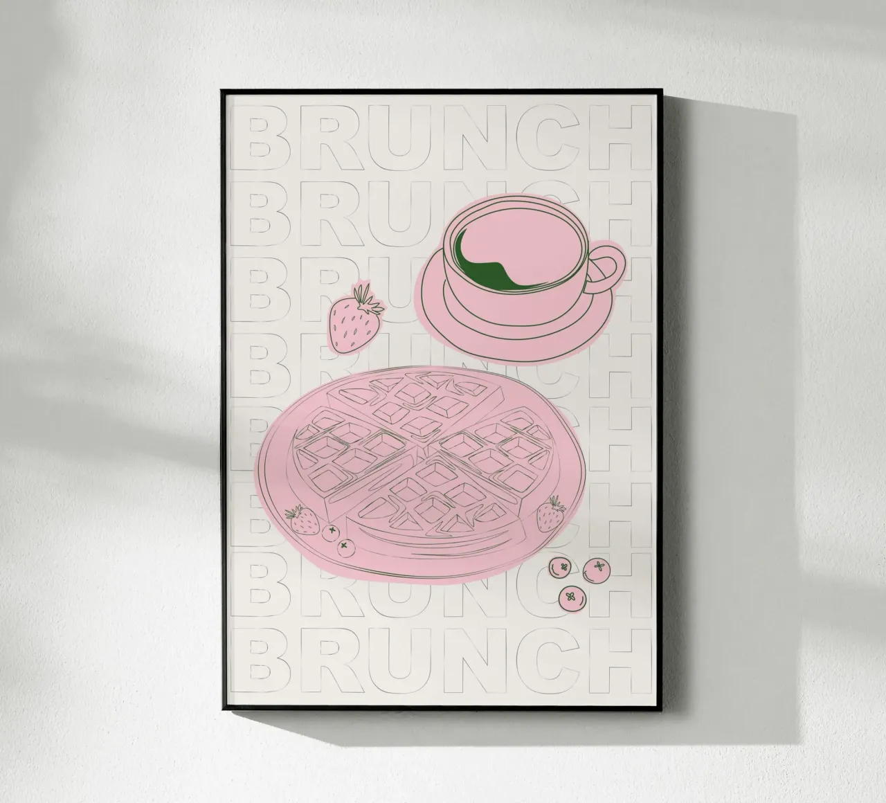 Waffles Acryl-Glas von Sunday Brunches