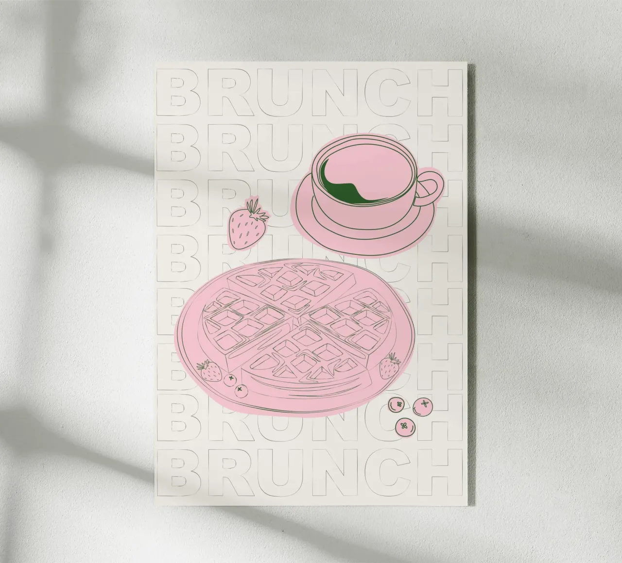 Waffles Acryl-Glas von Sunday Brunches