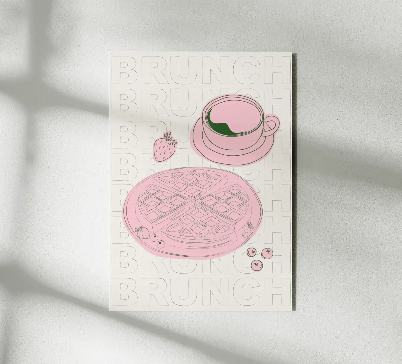 Waffles alluminio dibond da Sunday Brunches