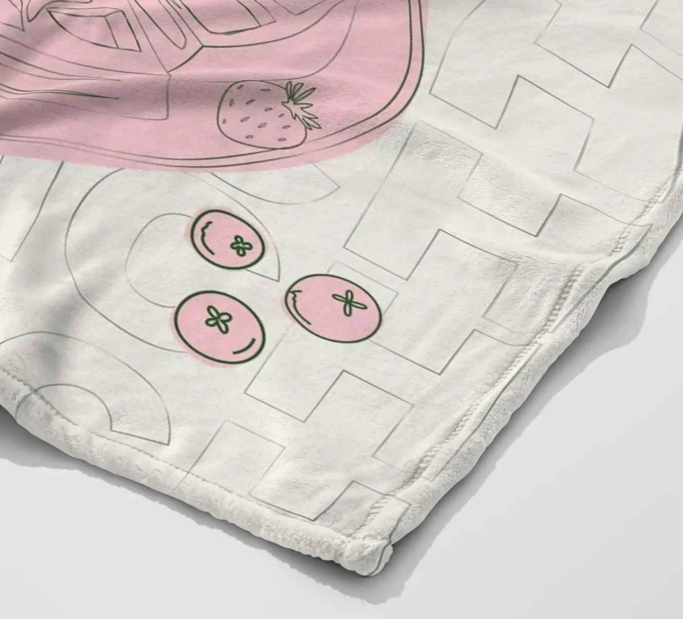 Waffles Fleecedecke von Sunday Brunches