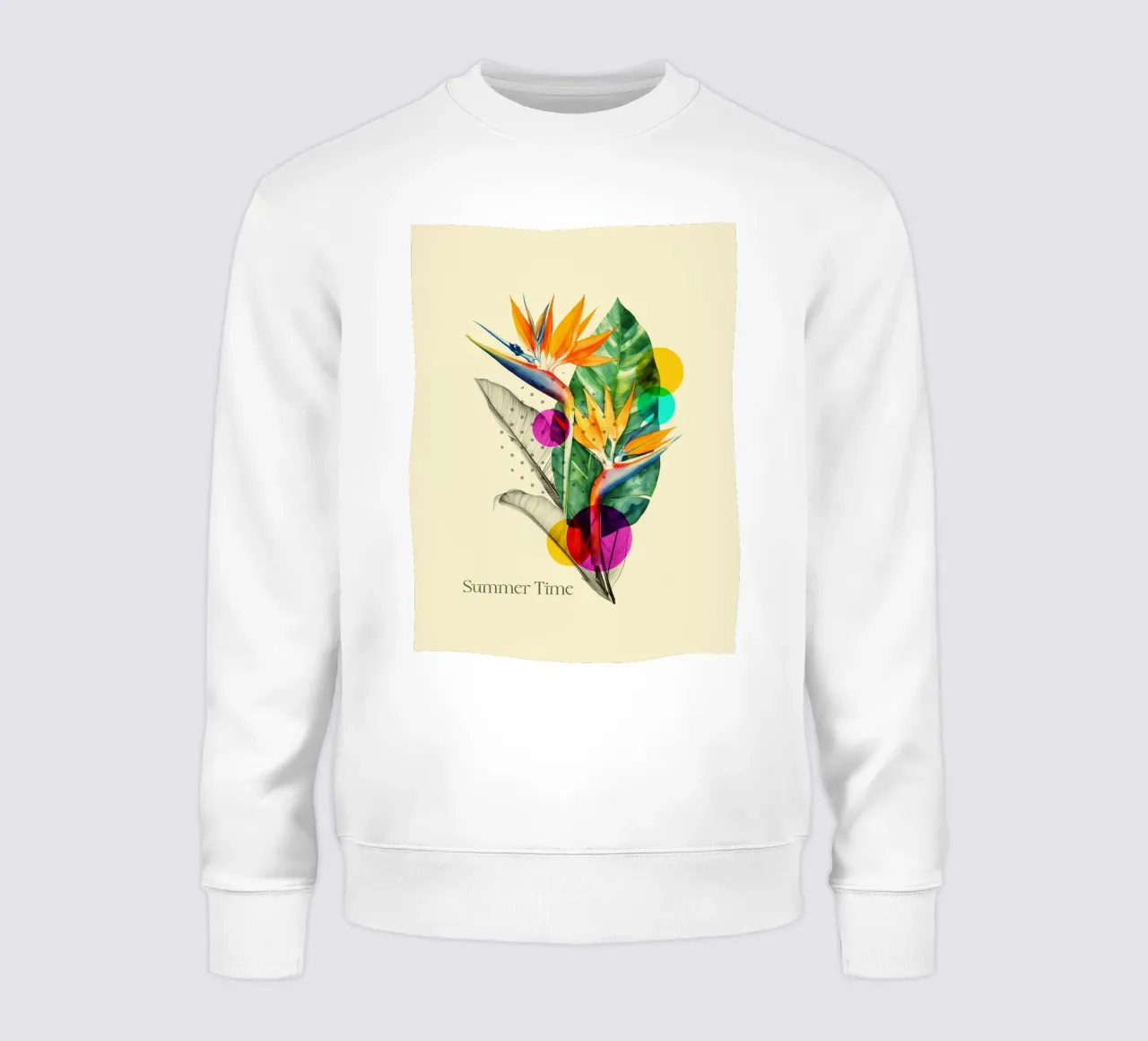 Tropical Pop: Summer Time Bloom felpa da Indigo Rain