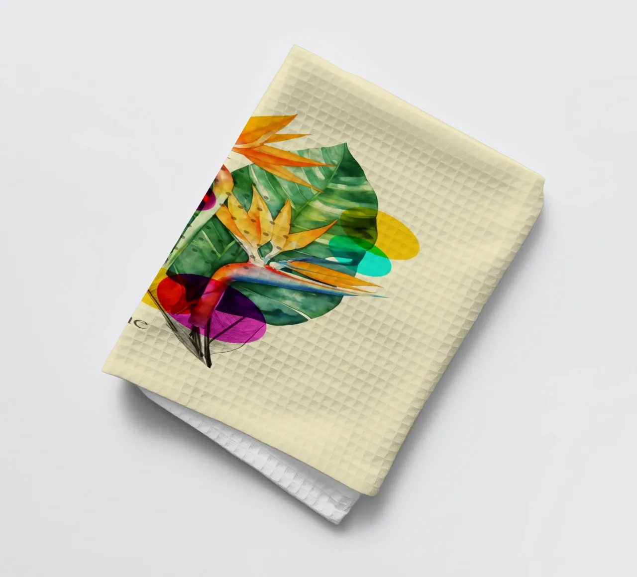 Tropical Pop: Summer Time Bloom canovaccio da cucina da Indigo Rain