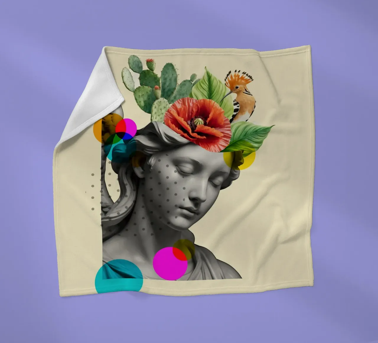 Botanical Muse coperta in pile da Indigo Rain