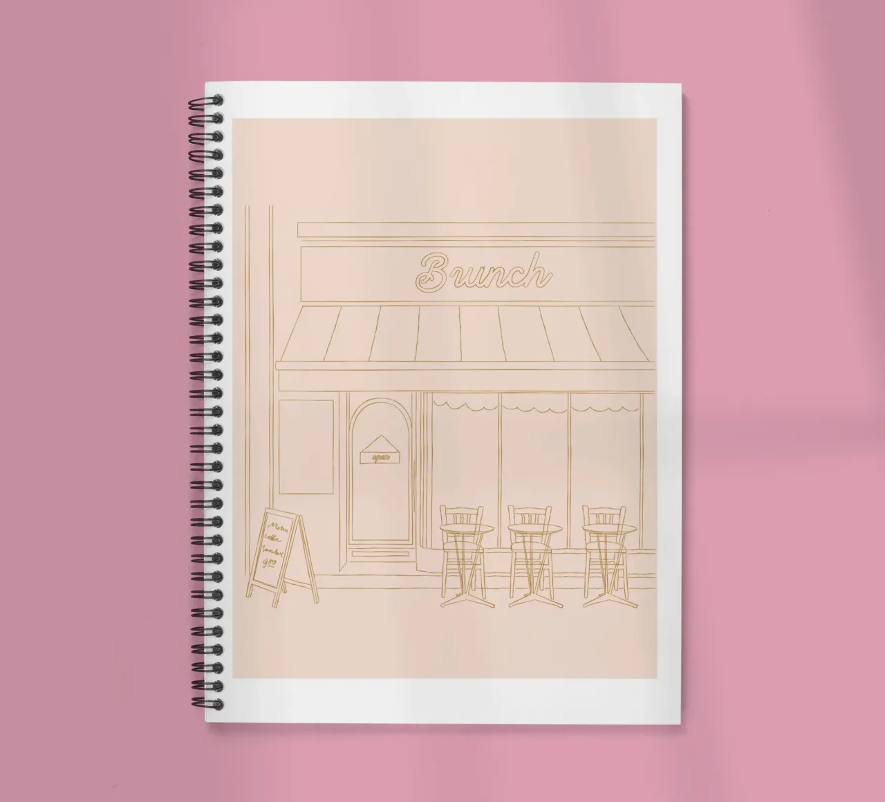 Brunching spiral notebook by Sunday Brunches
