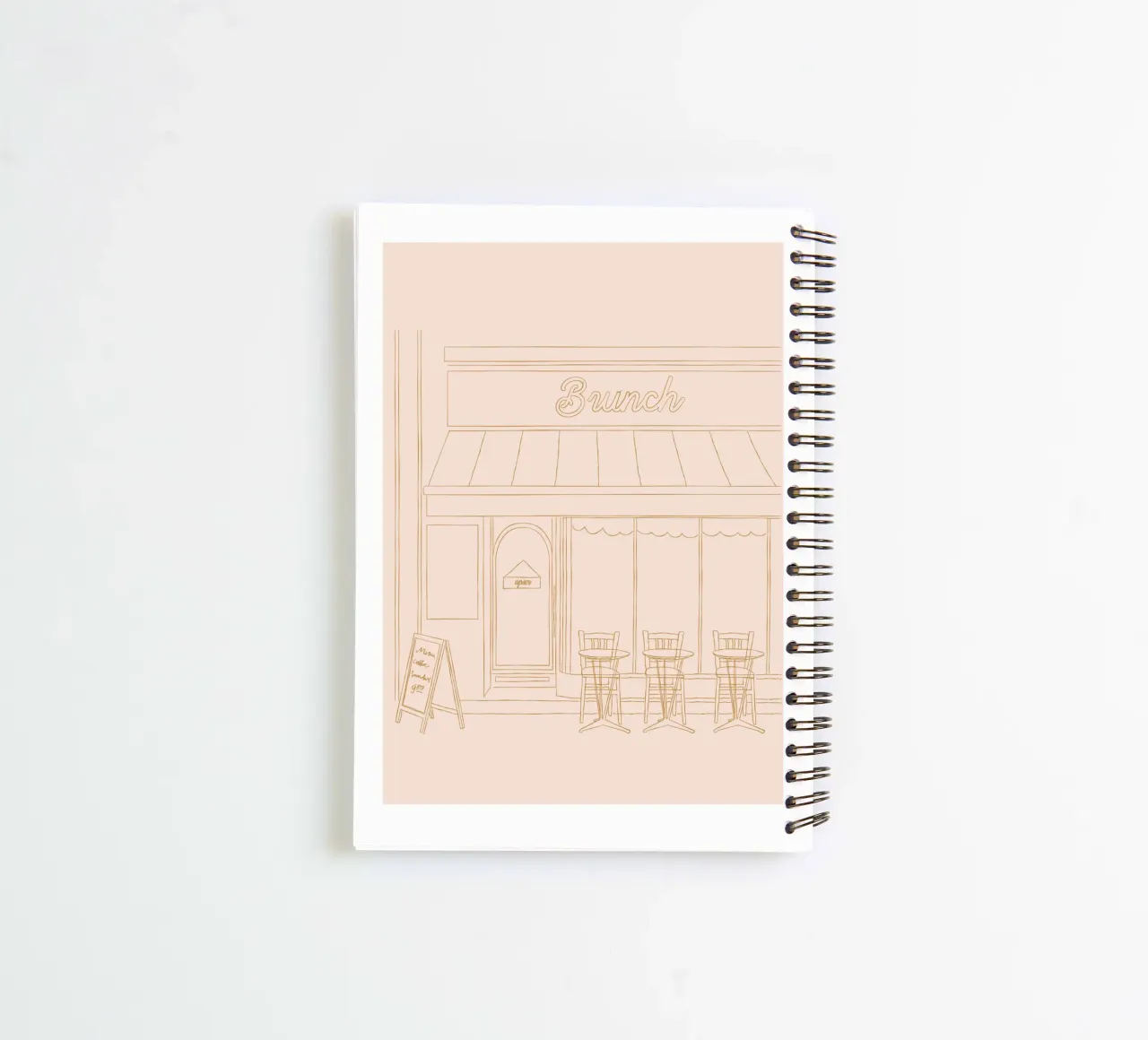 Brunching spiral notebook by Sunday Brunches