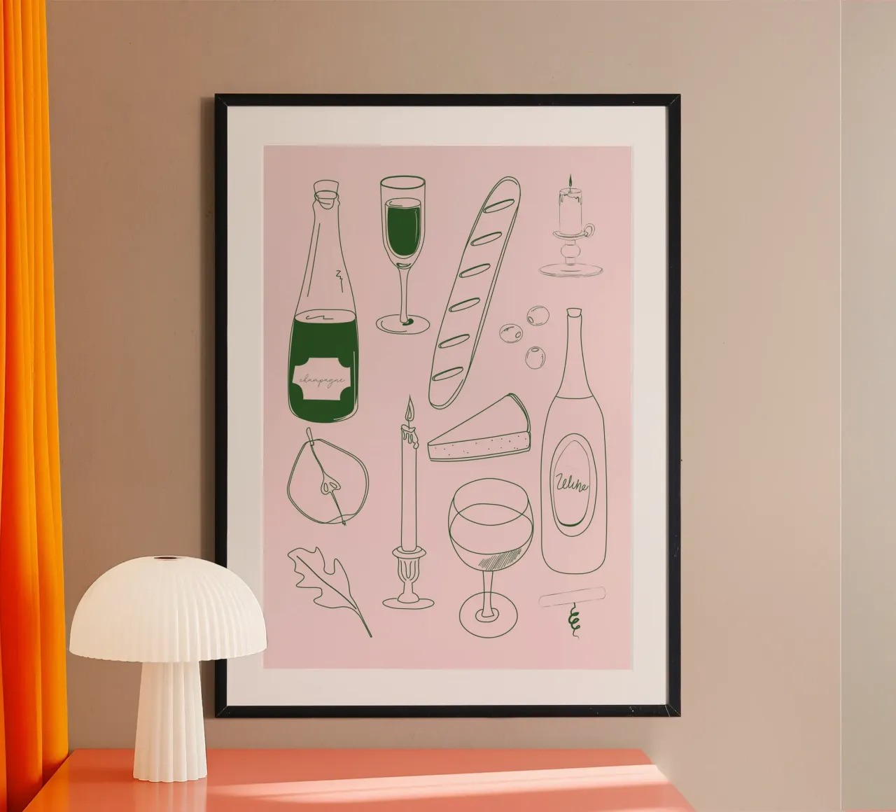 French Supper poster da Sunday Brunches