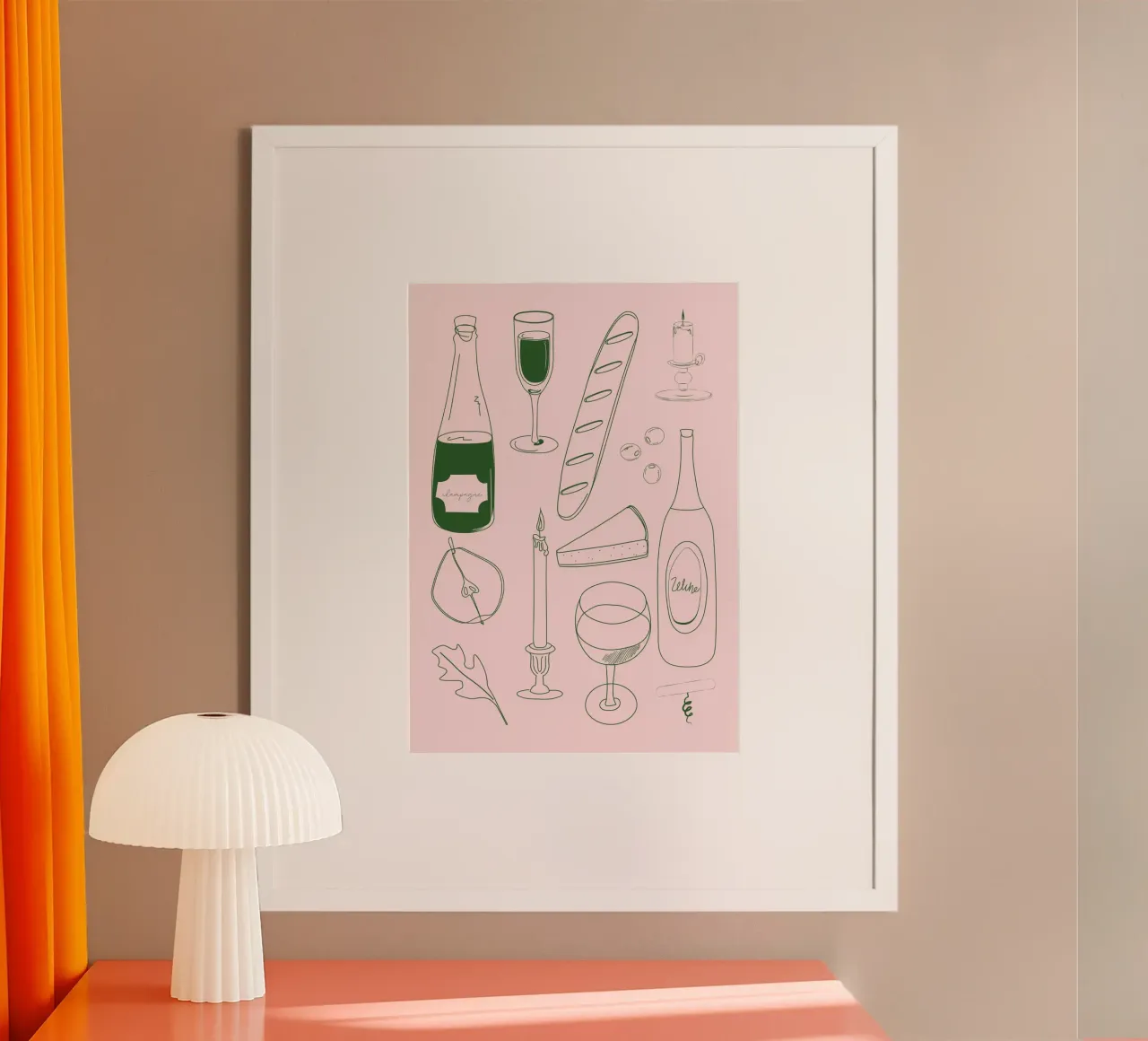 French Supper poster da Sunday Brunches