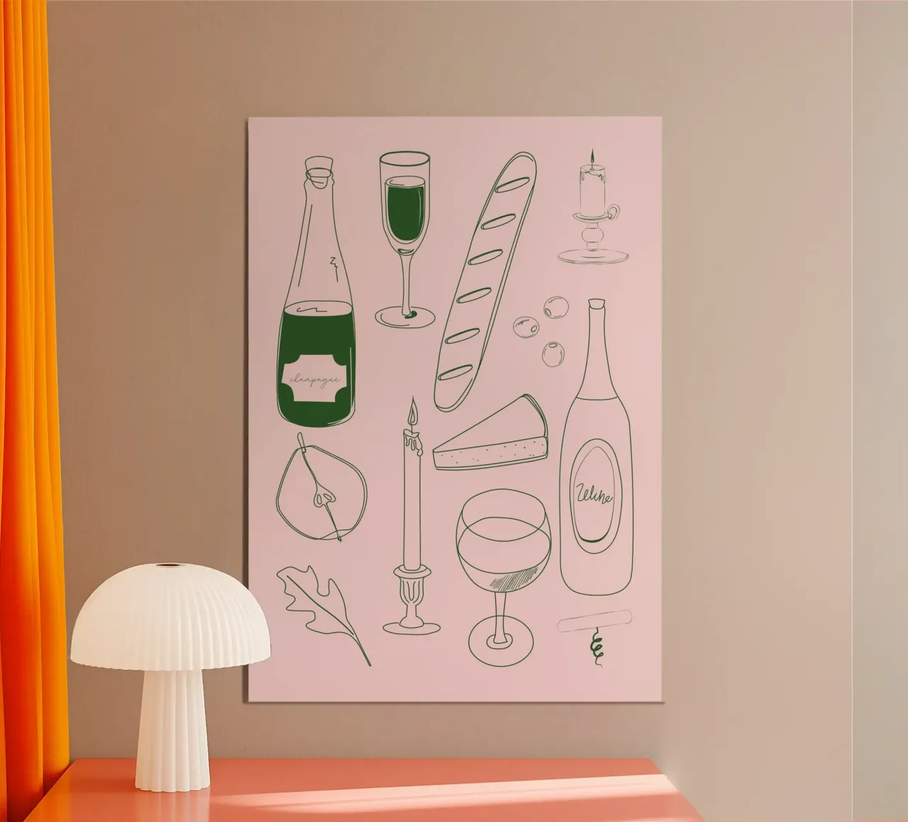 French Supper poster da Sunday Brunches