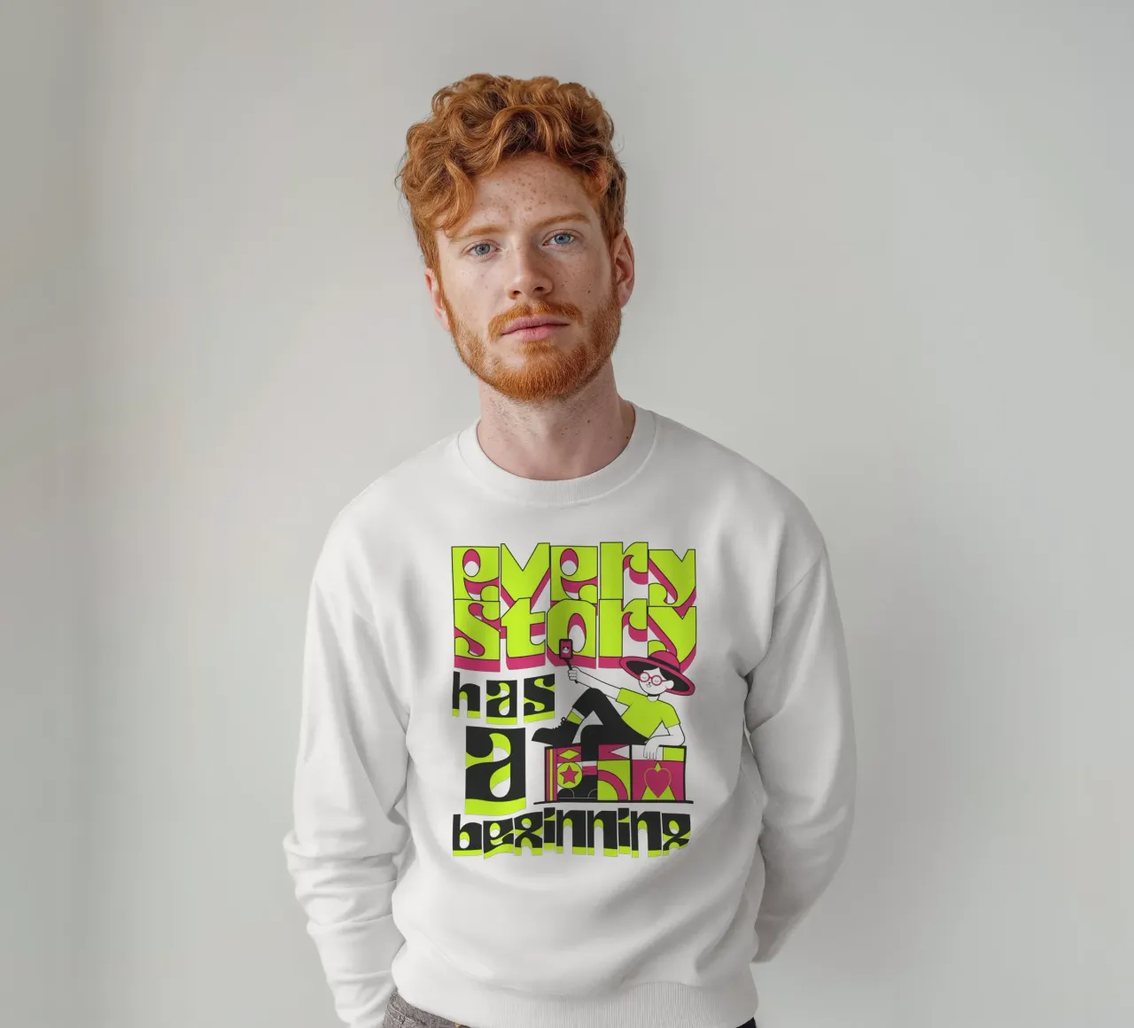 Every story has a beginning felpa da artelevenstudio