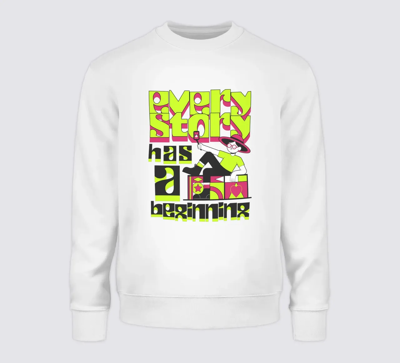 Every story has a beginning felpa da artelevenstudio