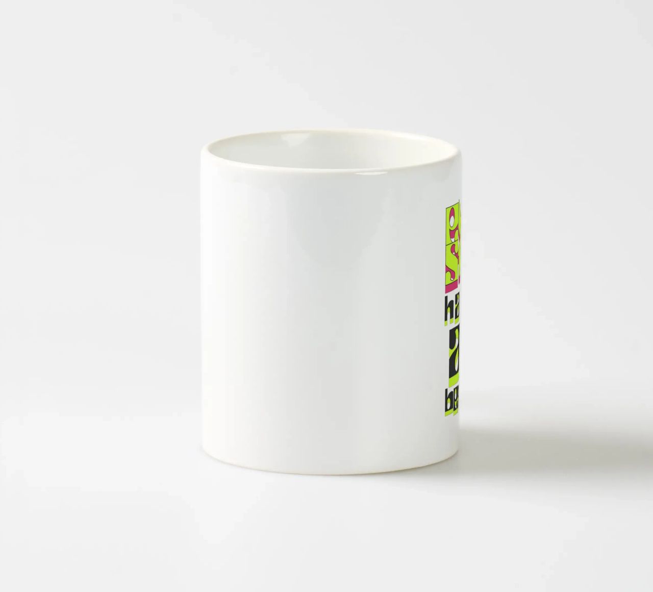 Every story has a beginning tazza in ceramica da artelevenstudio