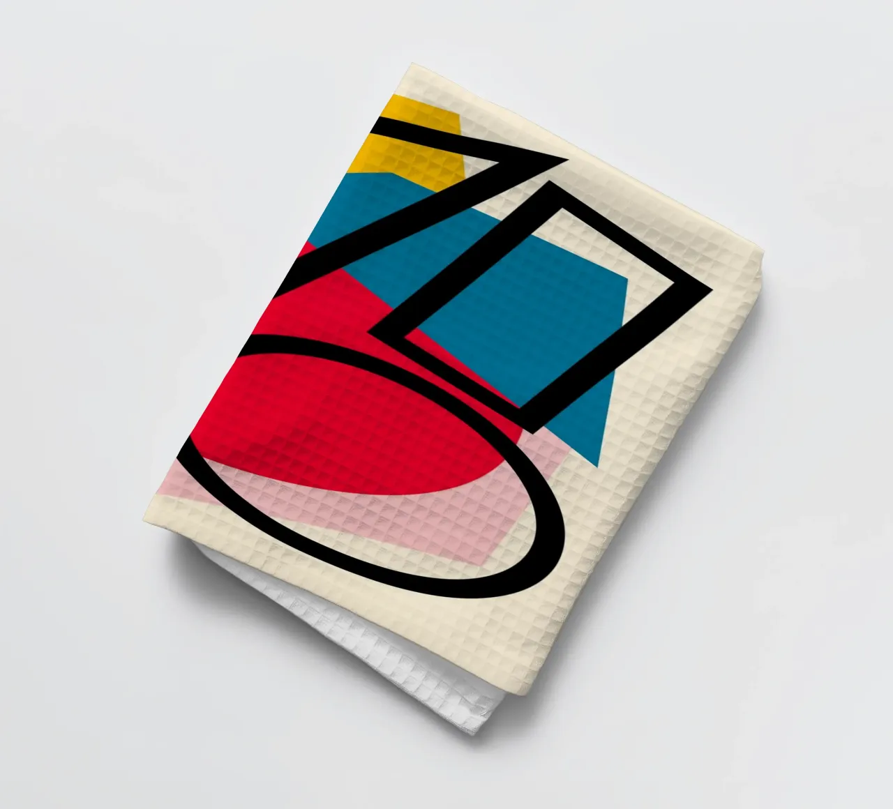 Formes géométriques abstraites Vintage Bold Graphic Art torchon de NorwesClub