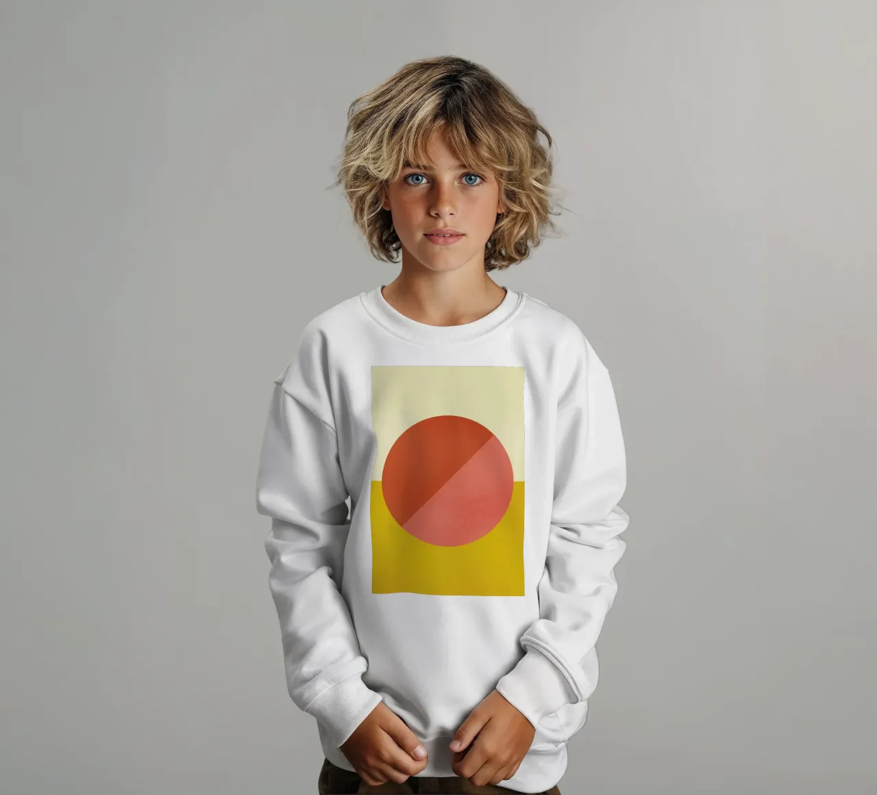 Halves kinder sweatshirt van daylight design studio