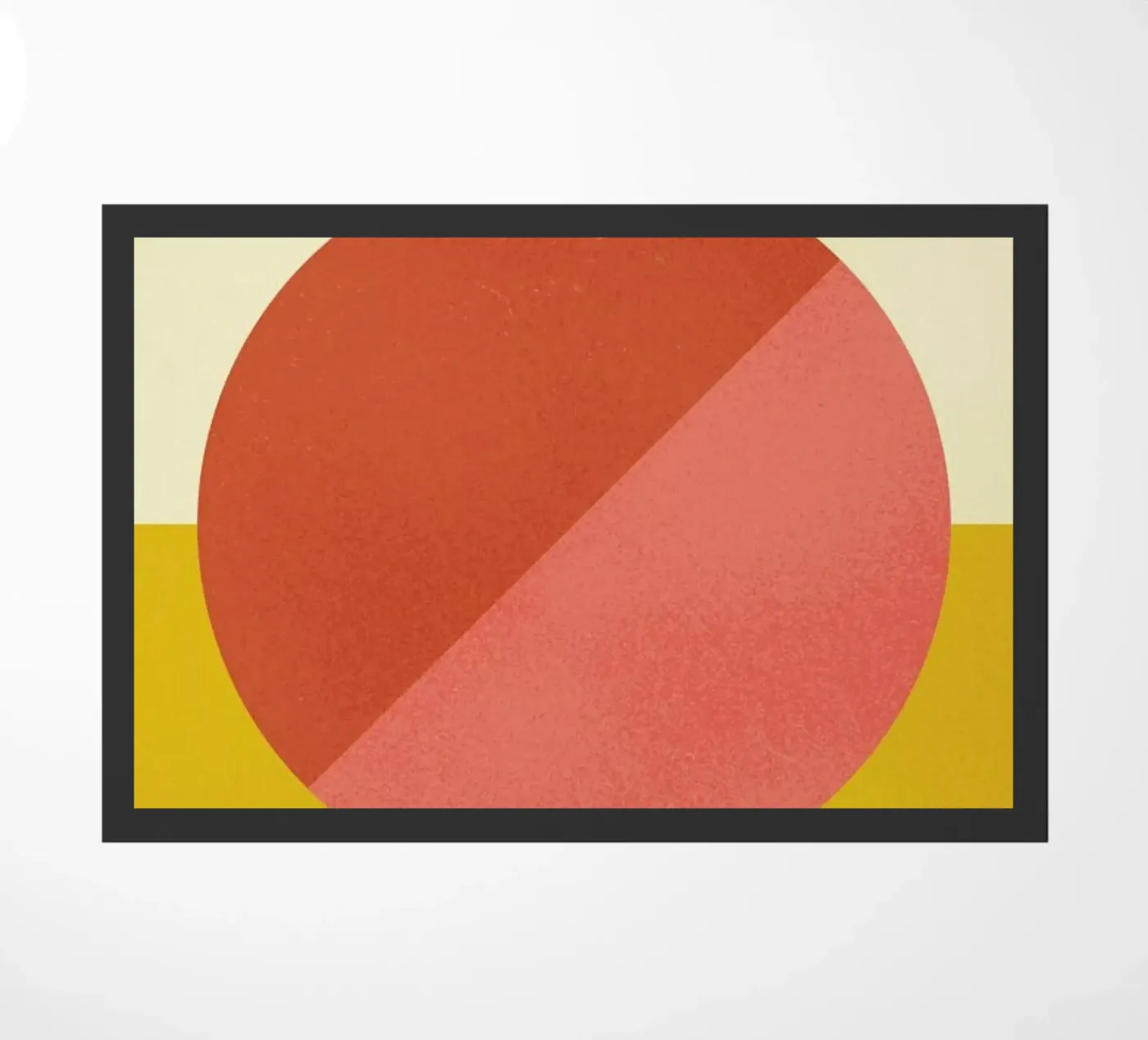 Halves doormat by daylight design studio