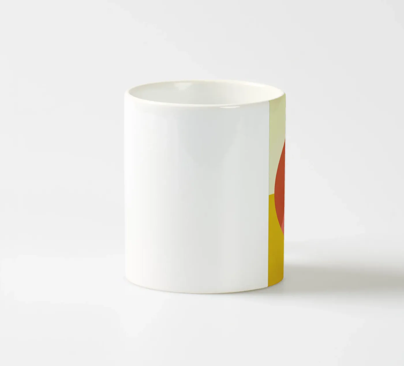 Halves keramische mok van daylight design studio