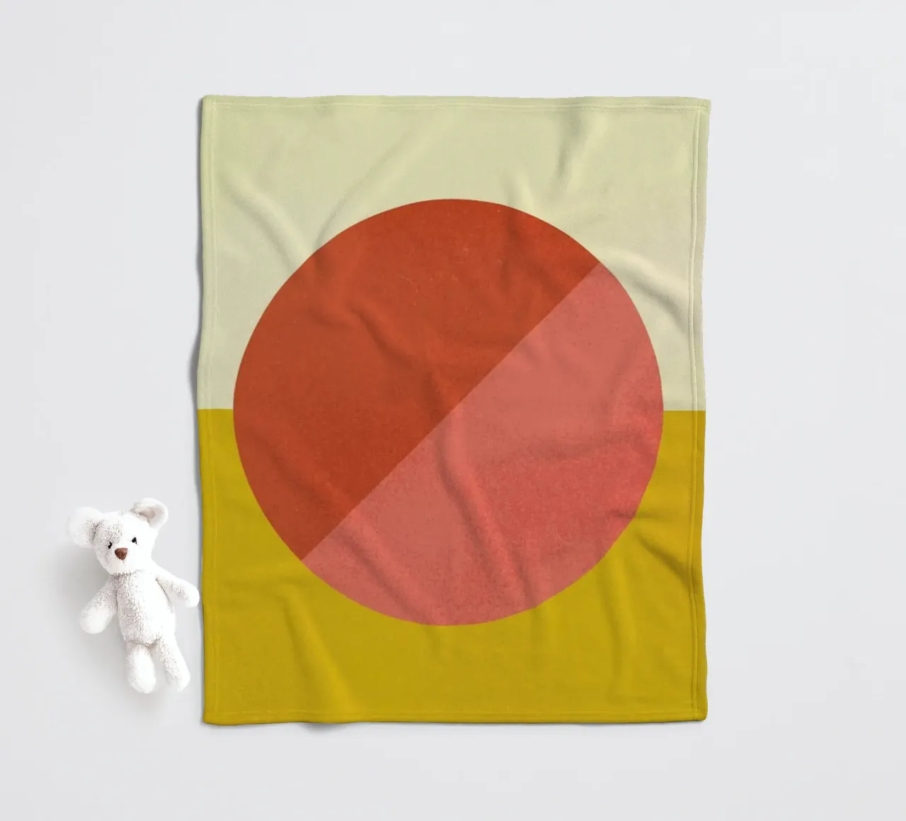 Halves Fleecedecke von daylight design studio