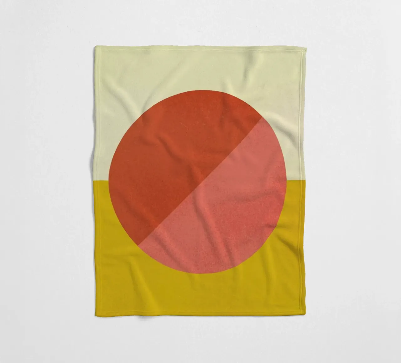 Halves Fleecedecke von daylight design studio