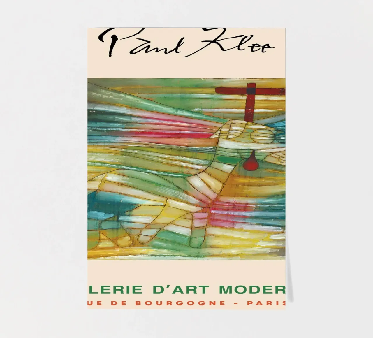 Paul Klee Lamb Abstract Art Print, Modern Art, Cubism planche autocollant de NorwesClub