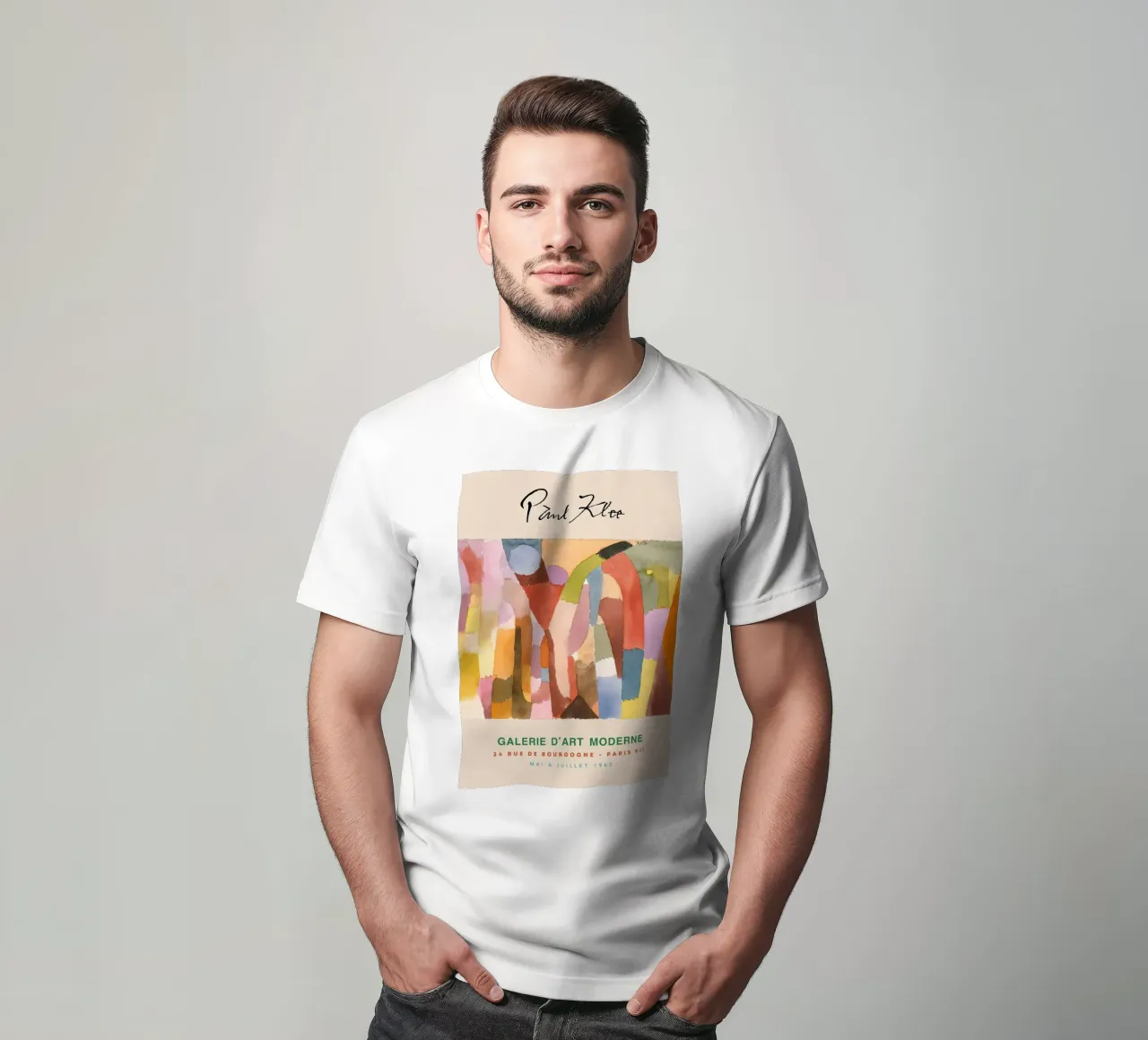 Paul Klee Vaulted Chambers Abstract Surreal Vintage Print camiseta de NorwesClub