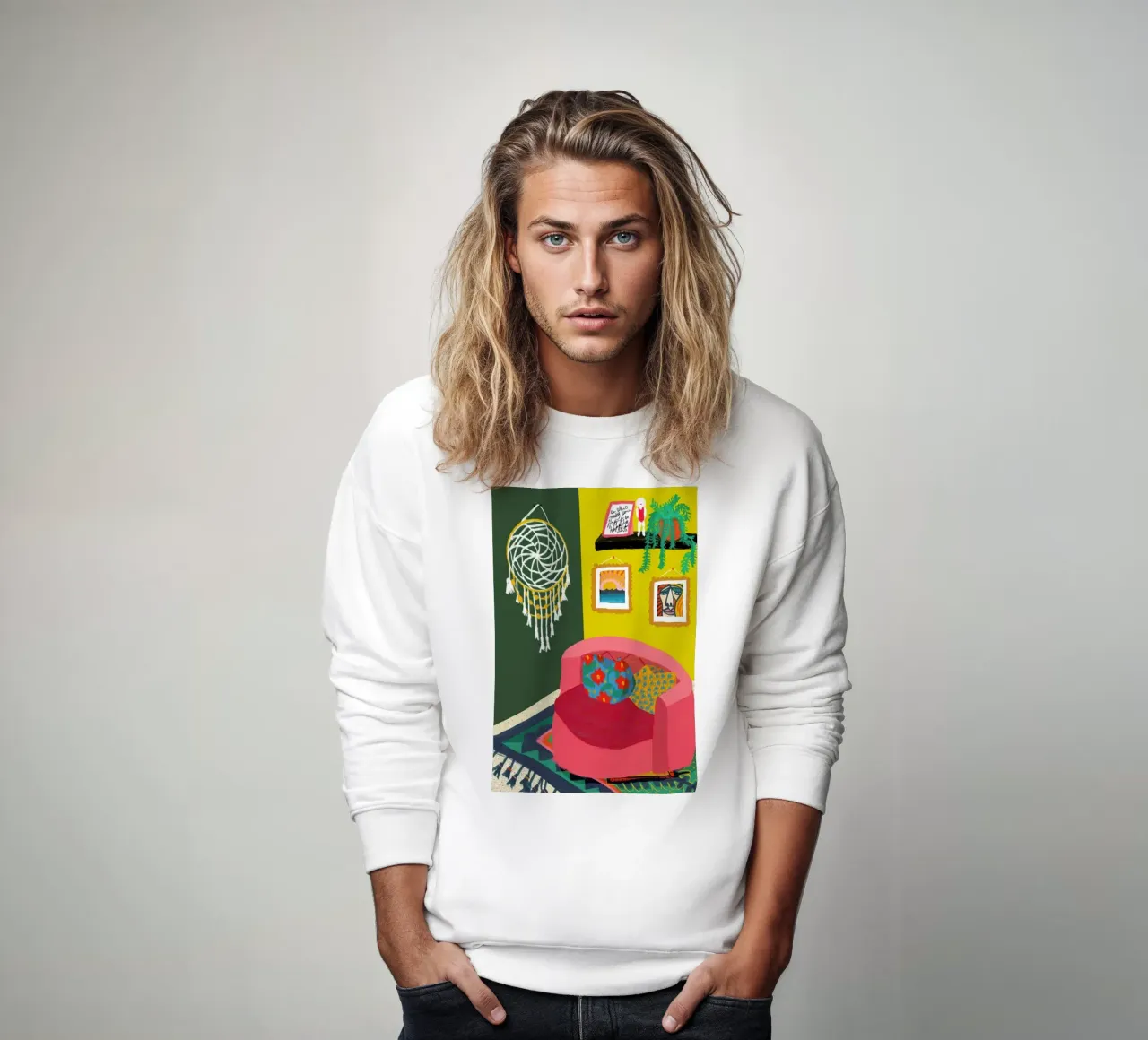 The Round Couch Sweatshirt von Maria Kritzas