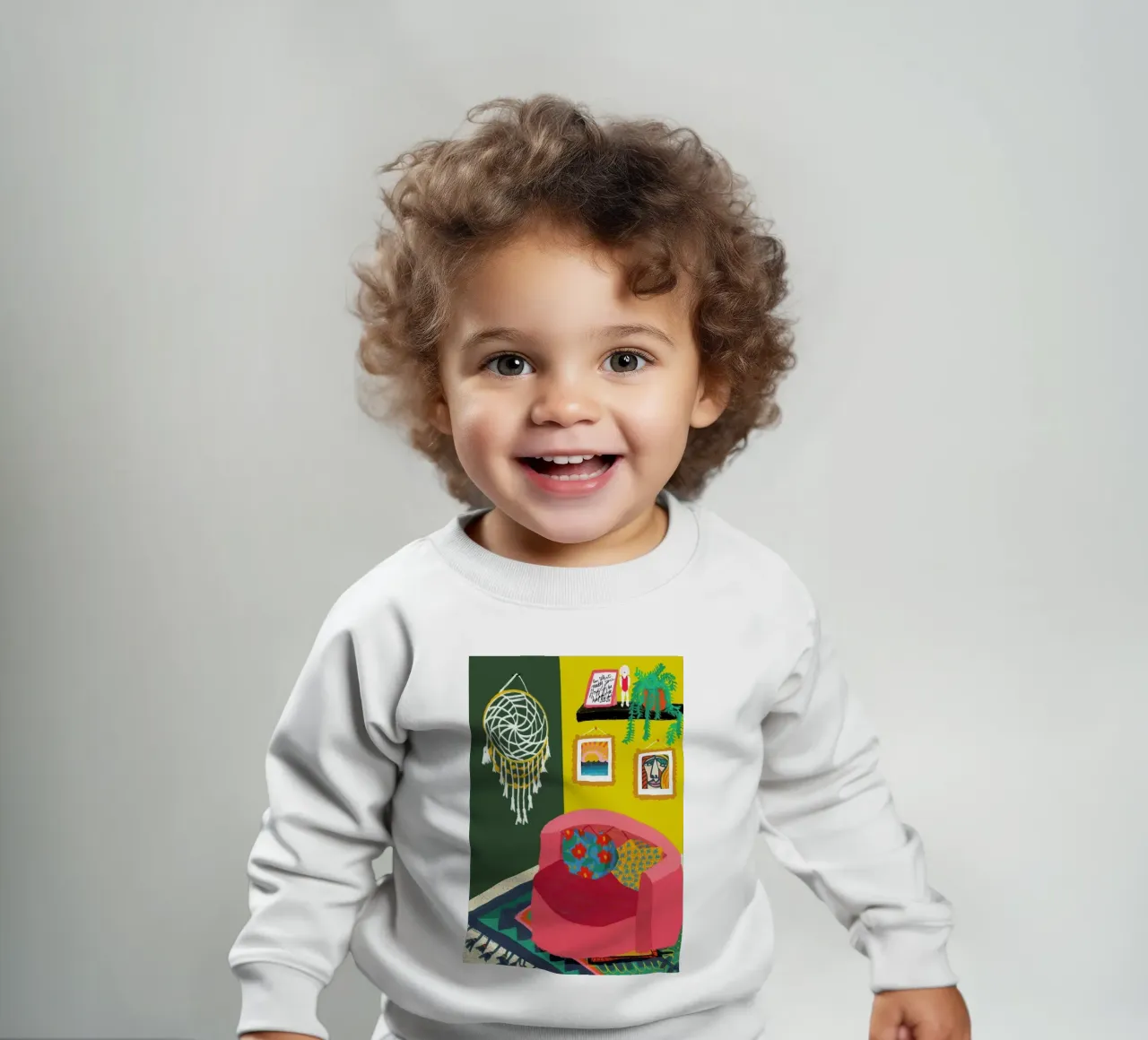 The Round Couch baby sweatshirt van Maria Kritzas