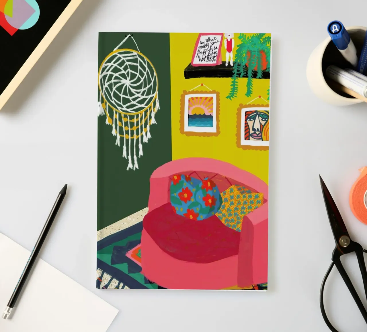 The Round Couch notebook by Maria Kritzas