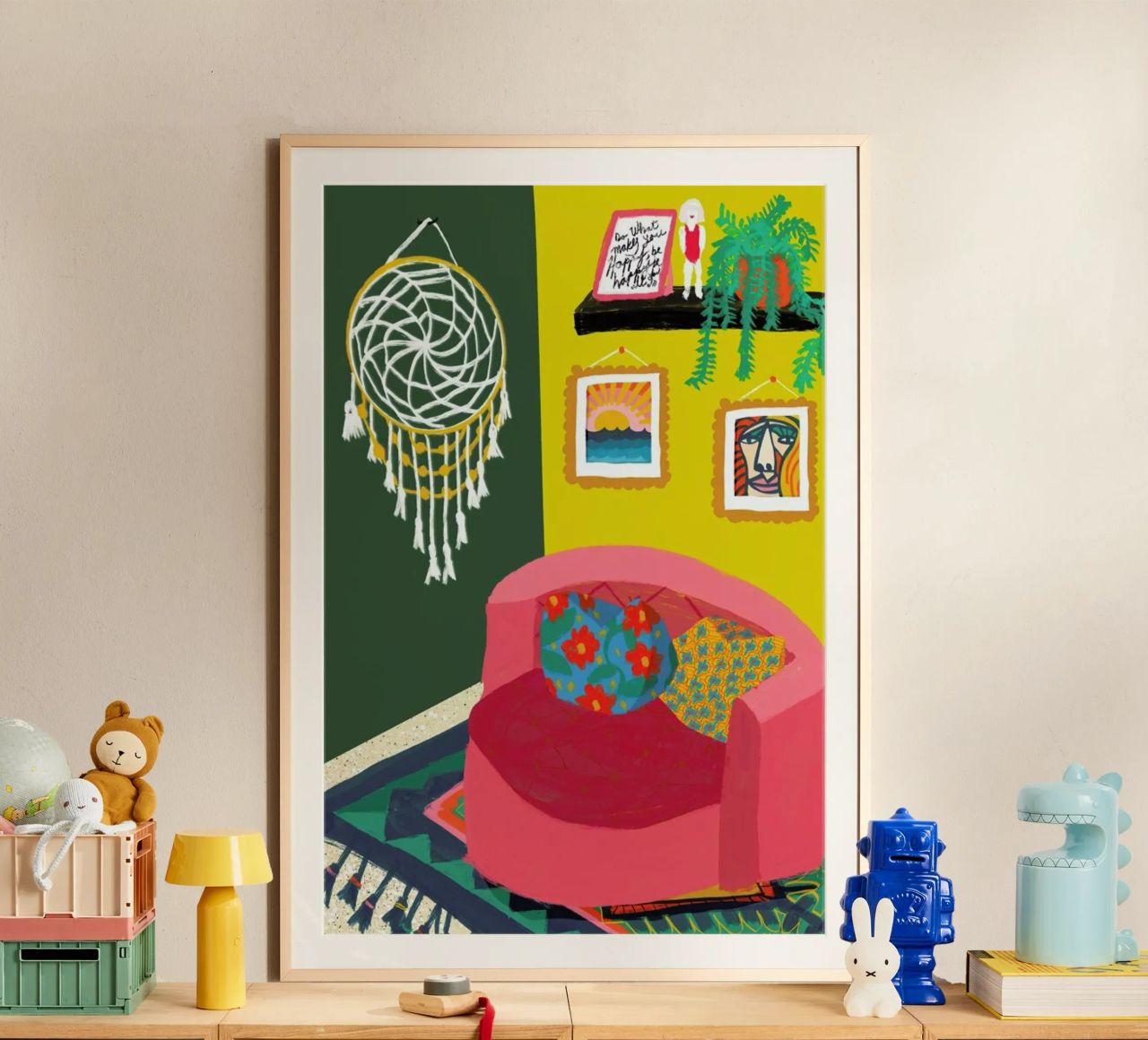 The Round Couch poster de Maria Kritzas