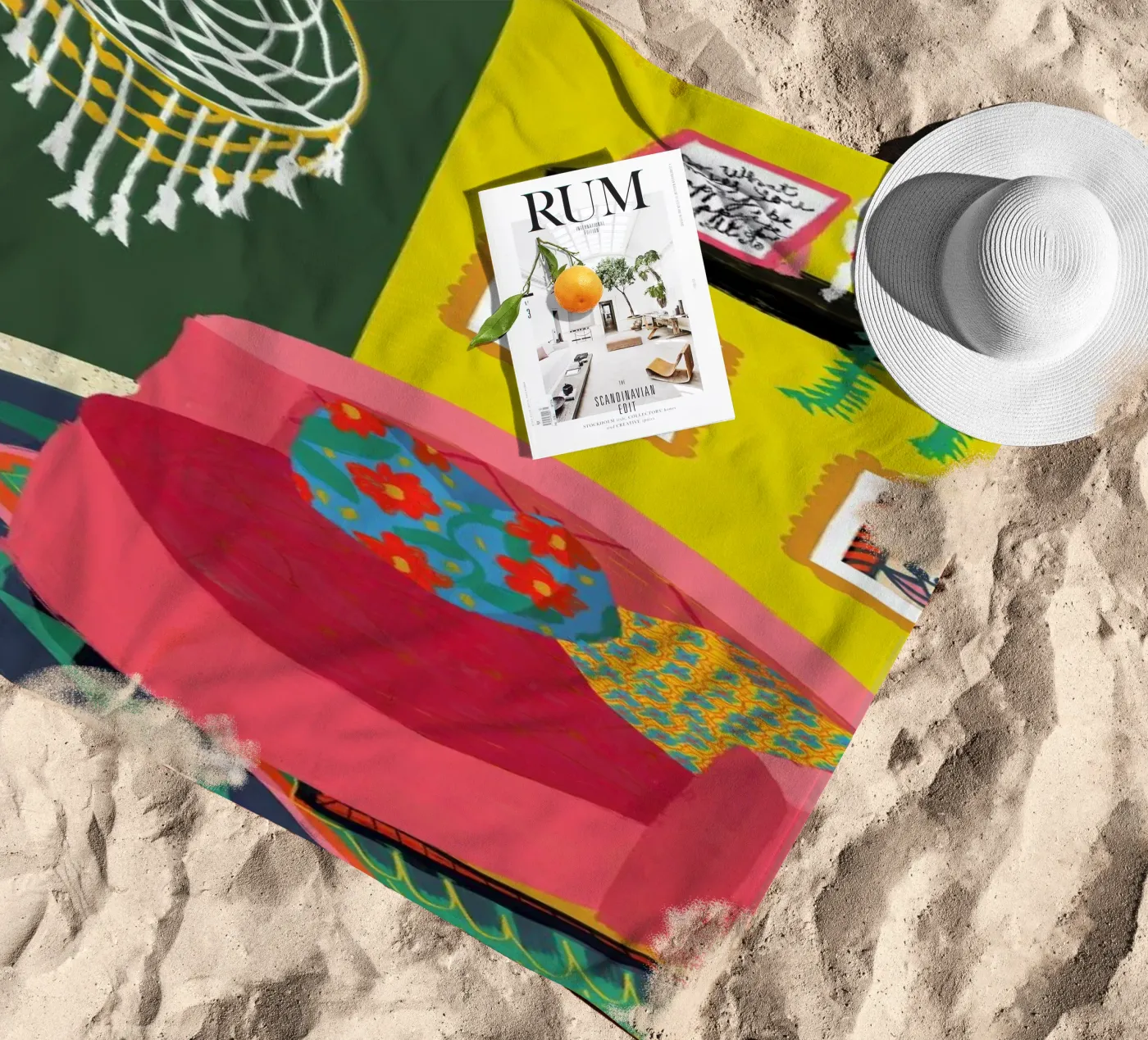 The Round Couch telo mare da Maria Kritzas