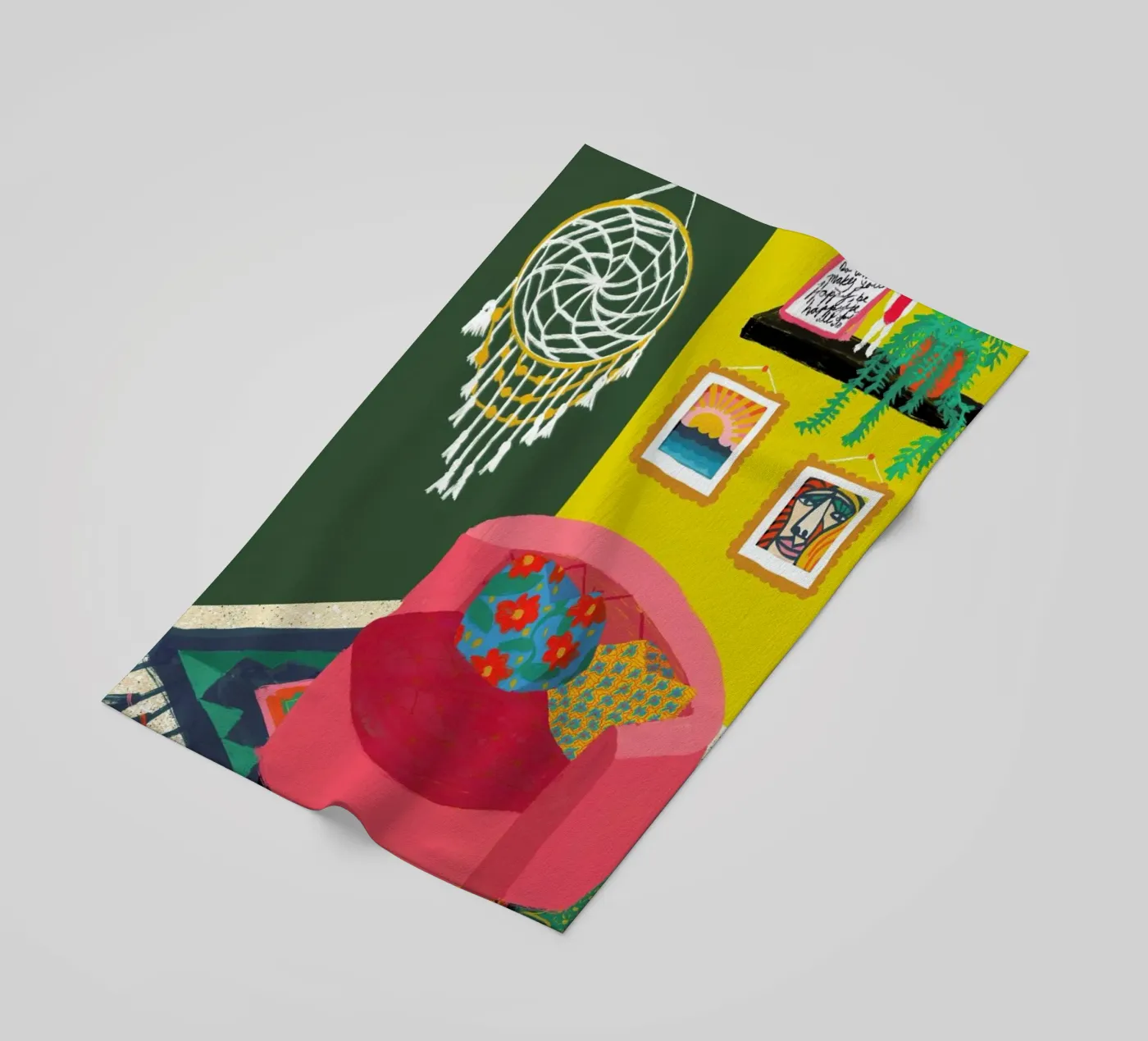 The Round Couch telo mare da Maria Kritzas