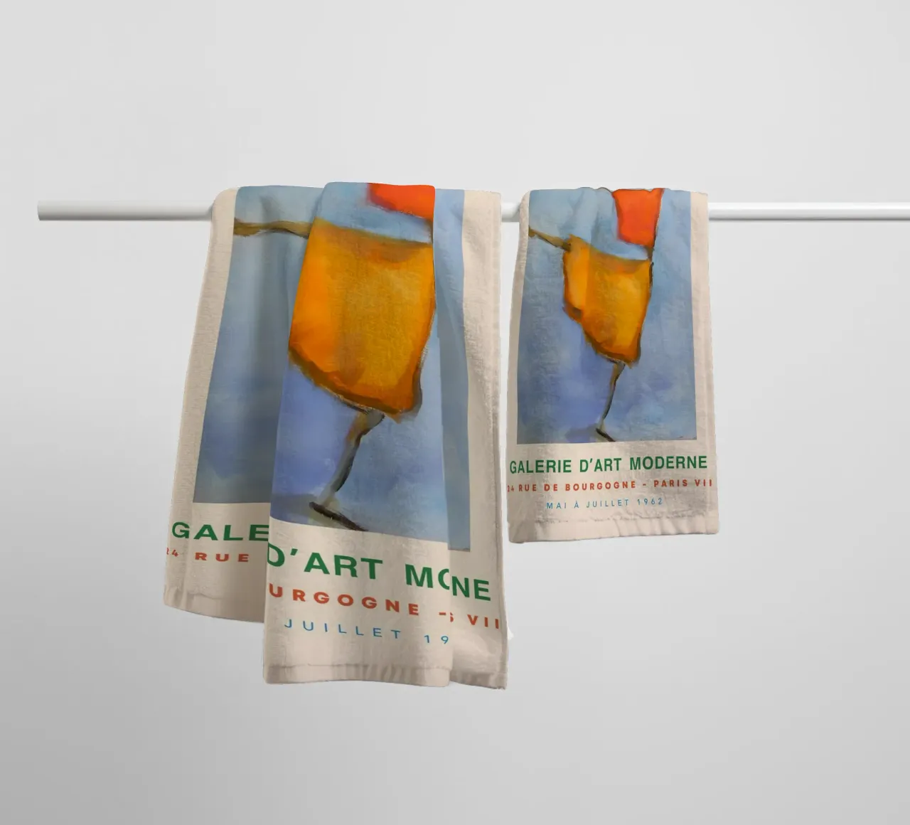 Paul Klee Scarecrows Abstract Expressionist Vintage Print towel by NorwesClub