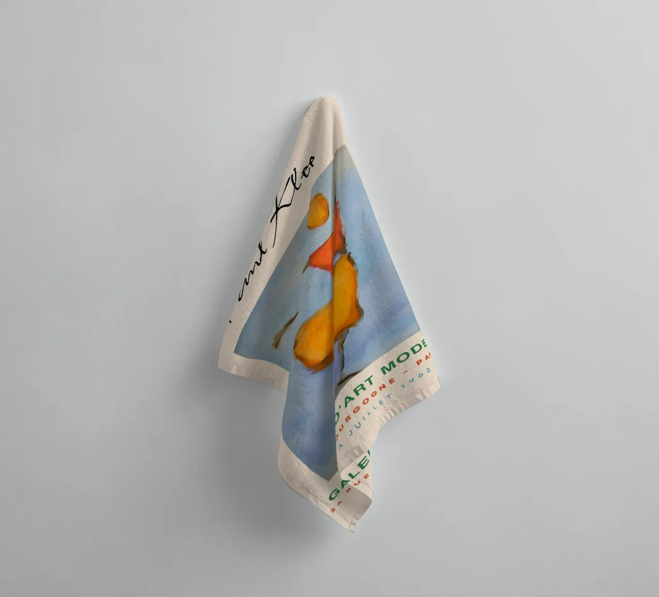 Paul Klee Scarecrows Abstract Expressionist Vintage Print towel by NorwesClub