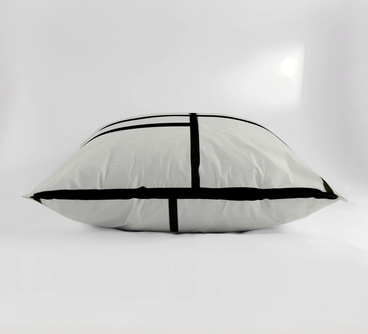 Mondrian - Composition with Red, Black and White cuscino da ARTOTHEK