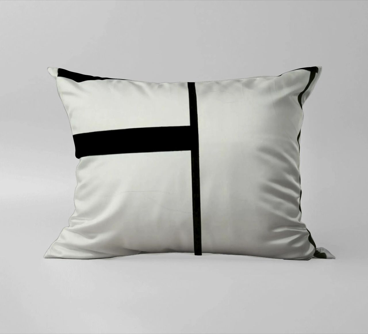 Mondrian - Composition with Red, Black and White cuscino da ARTOTHEK