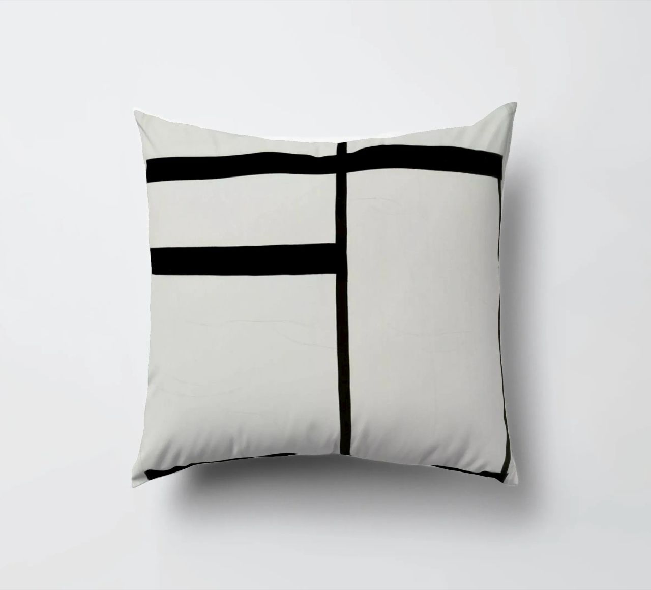 Mondrian - Composition with Red, Black and White cuscino da ARTOTHEK