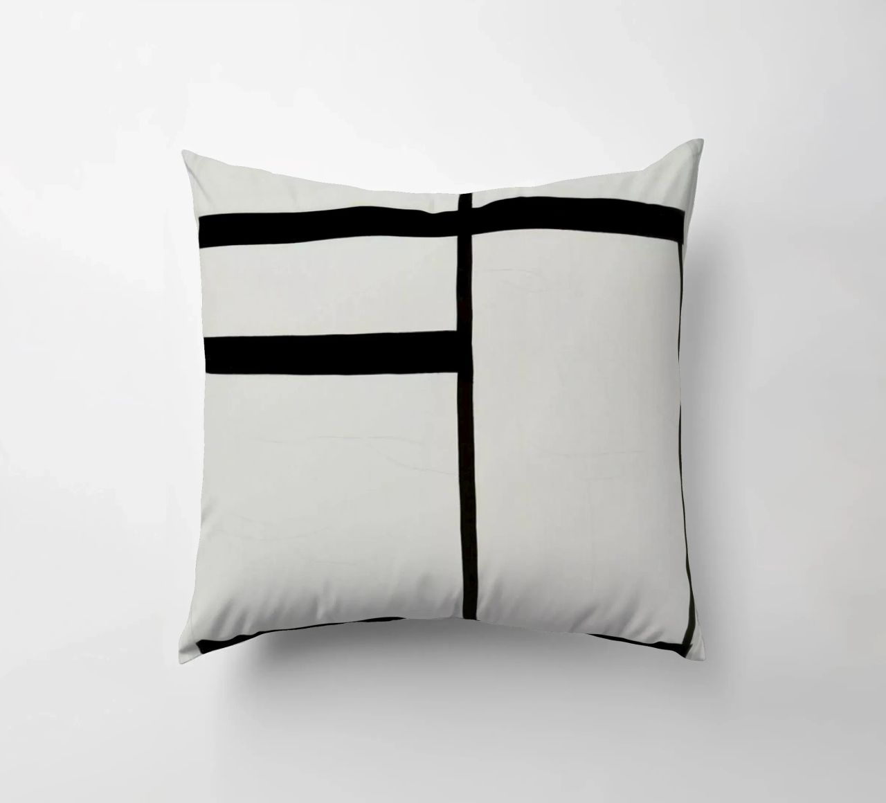 Mondrian - Composition with Red, Black and White cuscino da ARTOTHEK