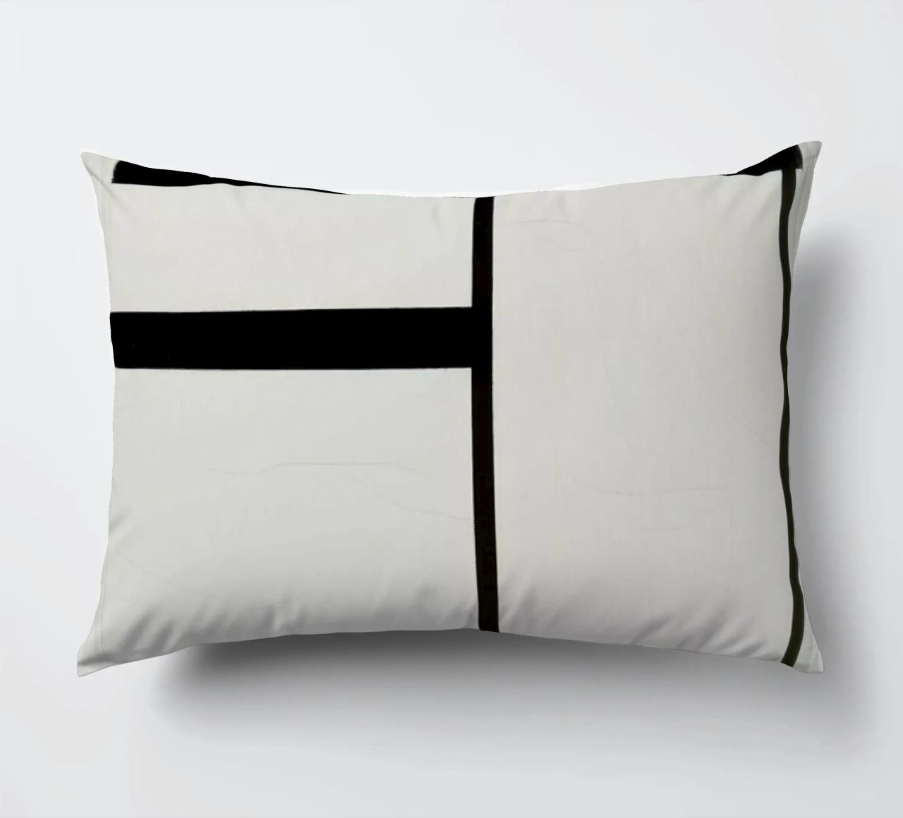 Mondrian - Composition with Red, Black and White cuscino da ARTOTHEK