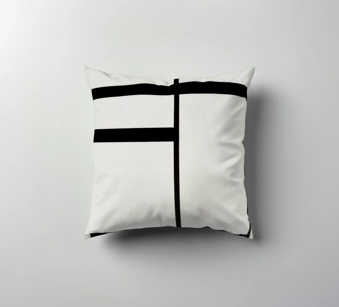 Mondrian - Composition with Red, Black and White cuscino da ARTOTHEK