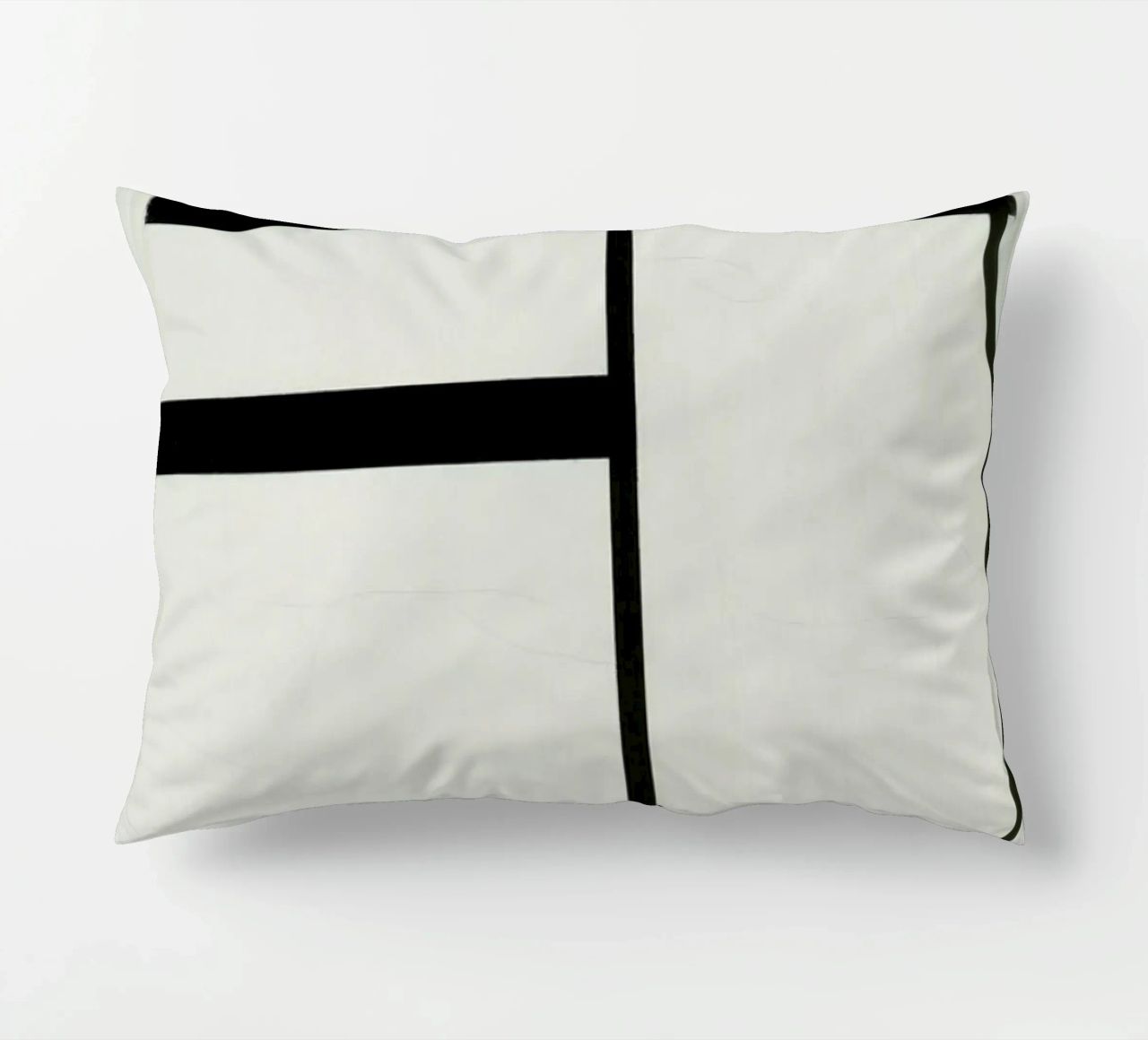 Mondrian - Composition with Red, Black and White cuscino da ARTOTHEK