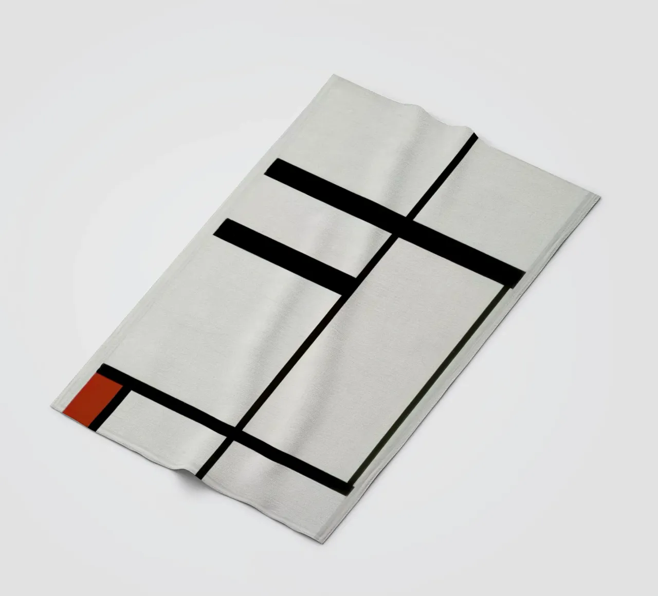 Mondrian - Composition with Red, Black and White coperta in pile da ARTOTHEK