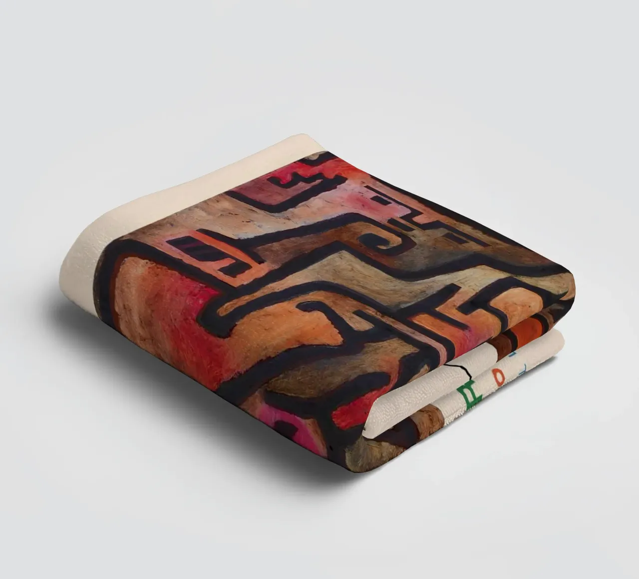 Paul Klee Forest Witches Abstract Primitive Vintage Print towel by NorwesClub
