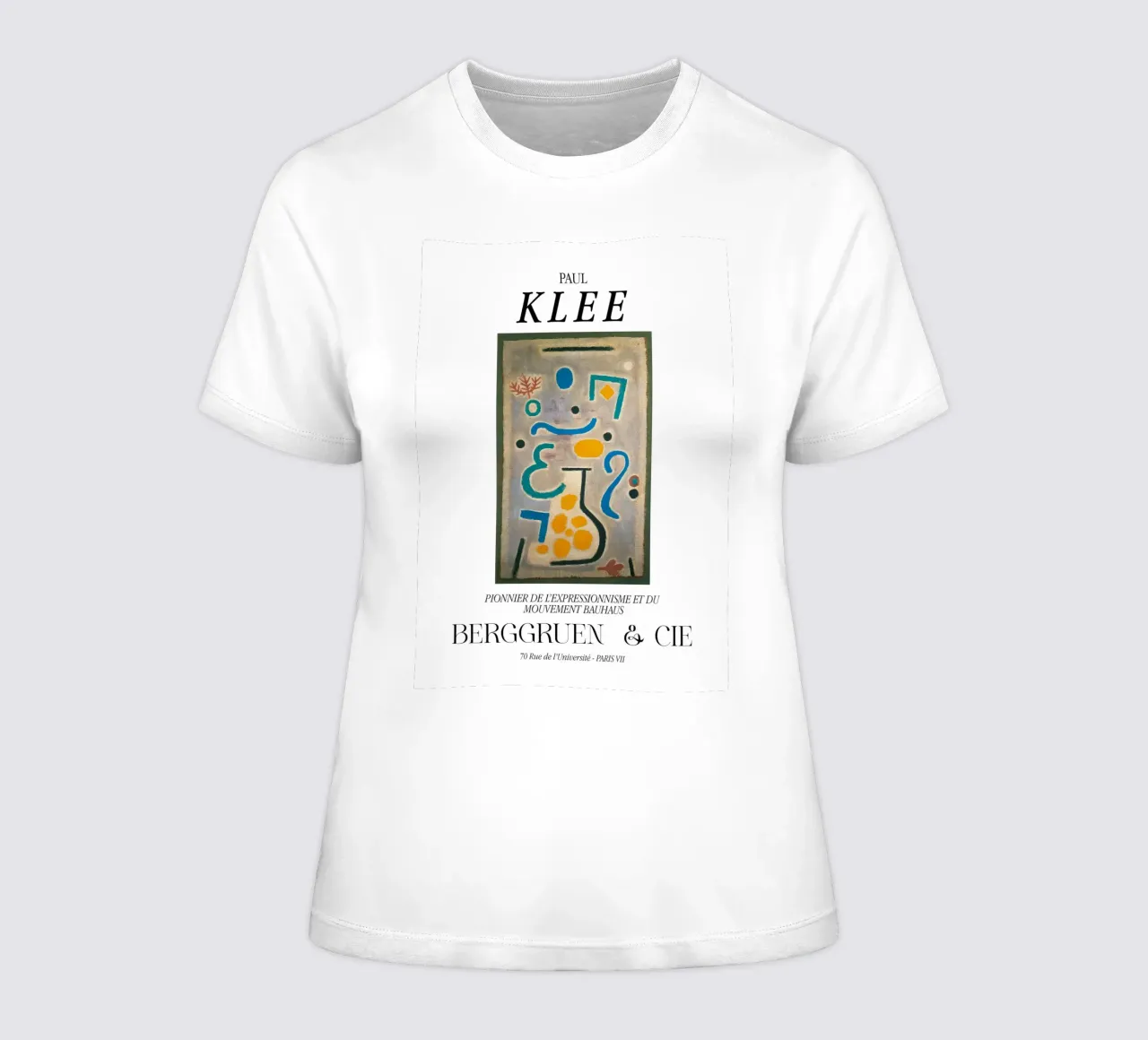 Paul Klee Il vaso Espressionismo Bauhaus Stampa Berggruen t-shirt da donna da NorwesClub
