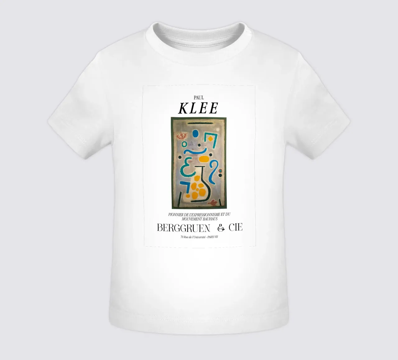 Paul Klee De vaas Expressionisme Bauhaus Berggruen Print baby t-shirt van NorwesClub