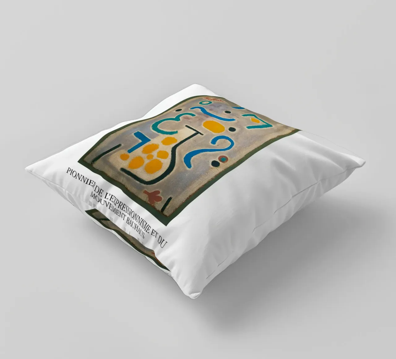 Paul Klee The Vase Expressionism Bauhaus Berggruen Print decorative cushion by NorwesClub