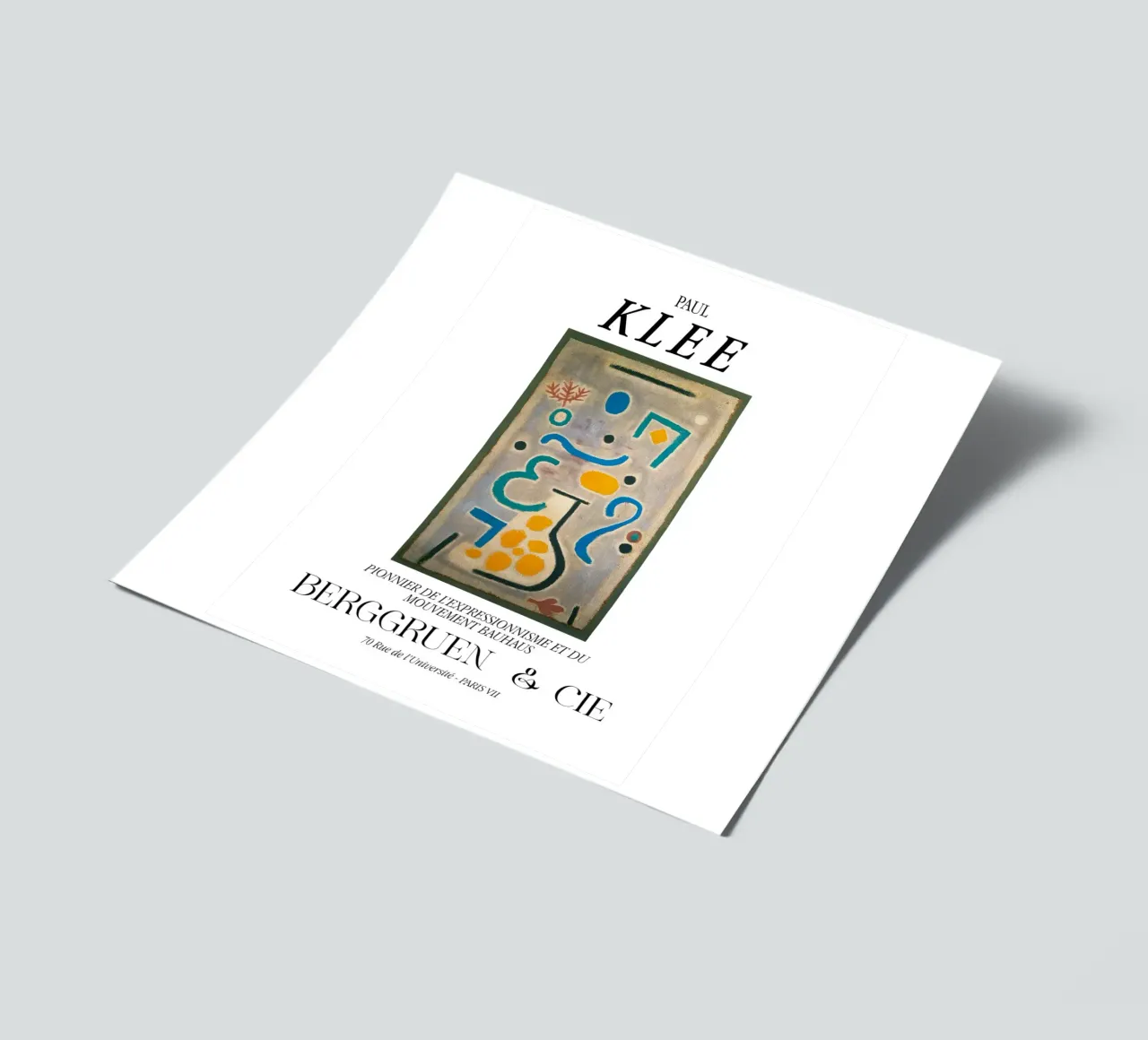 Paul Klee The Vase Expressionism Bauhaus Berggruen Print Stickerbogen von NorwesClub