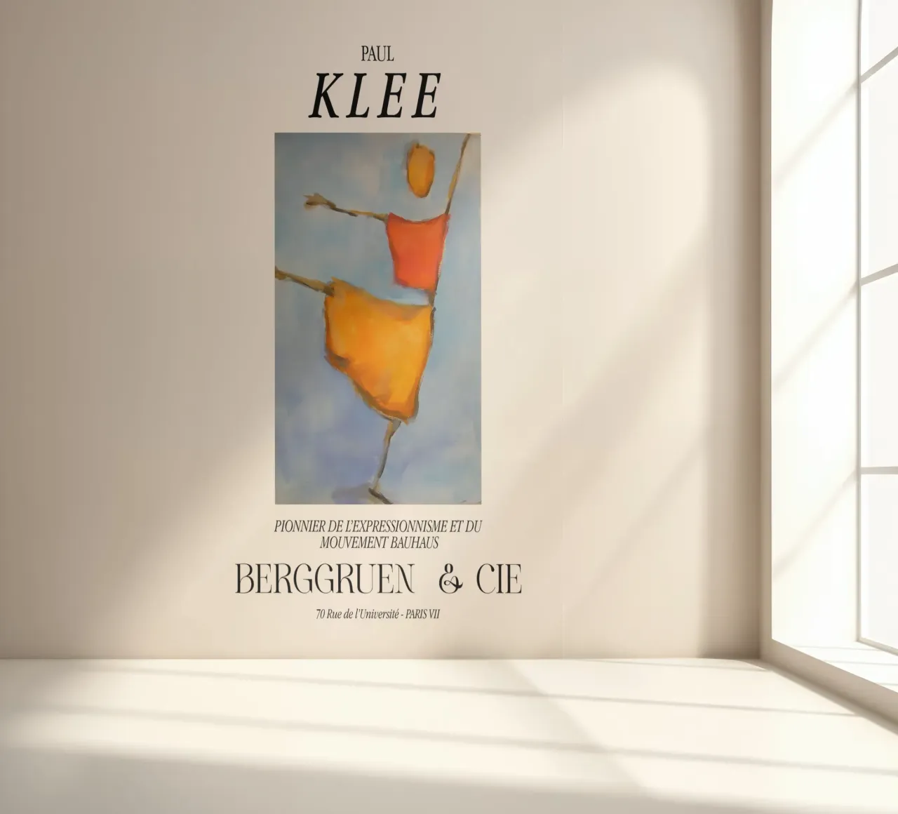Paul Klee Vogelverschrikkers Expressionisme Bauhaus Berggruen fotobehang van NorwesClub
