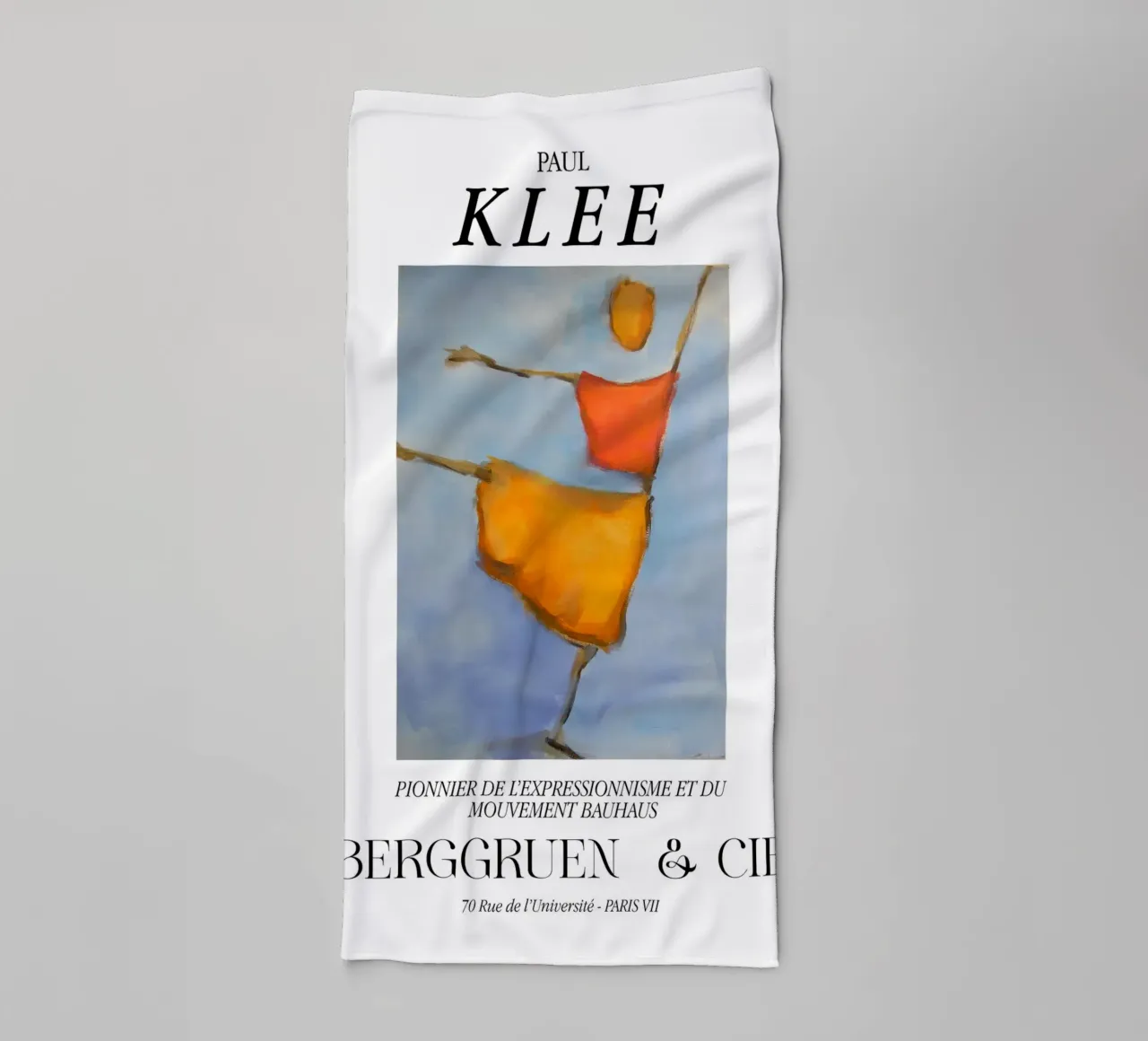 Paul Klee Spaventapasseri Espressionismo Bauhaus Berggruen asciugamano da bagno da NorwesClub