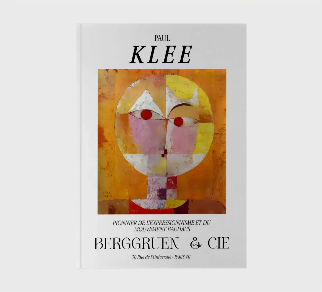 Paul Klee Senecio Expressionism Bauhaus Berggruen Print carnet de notes de NorwesClub