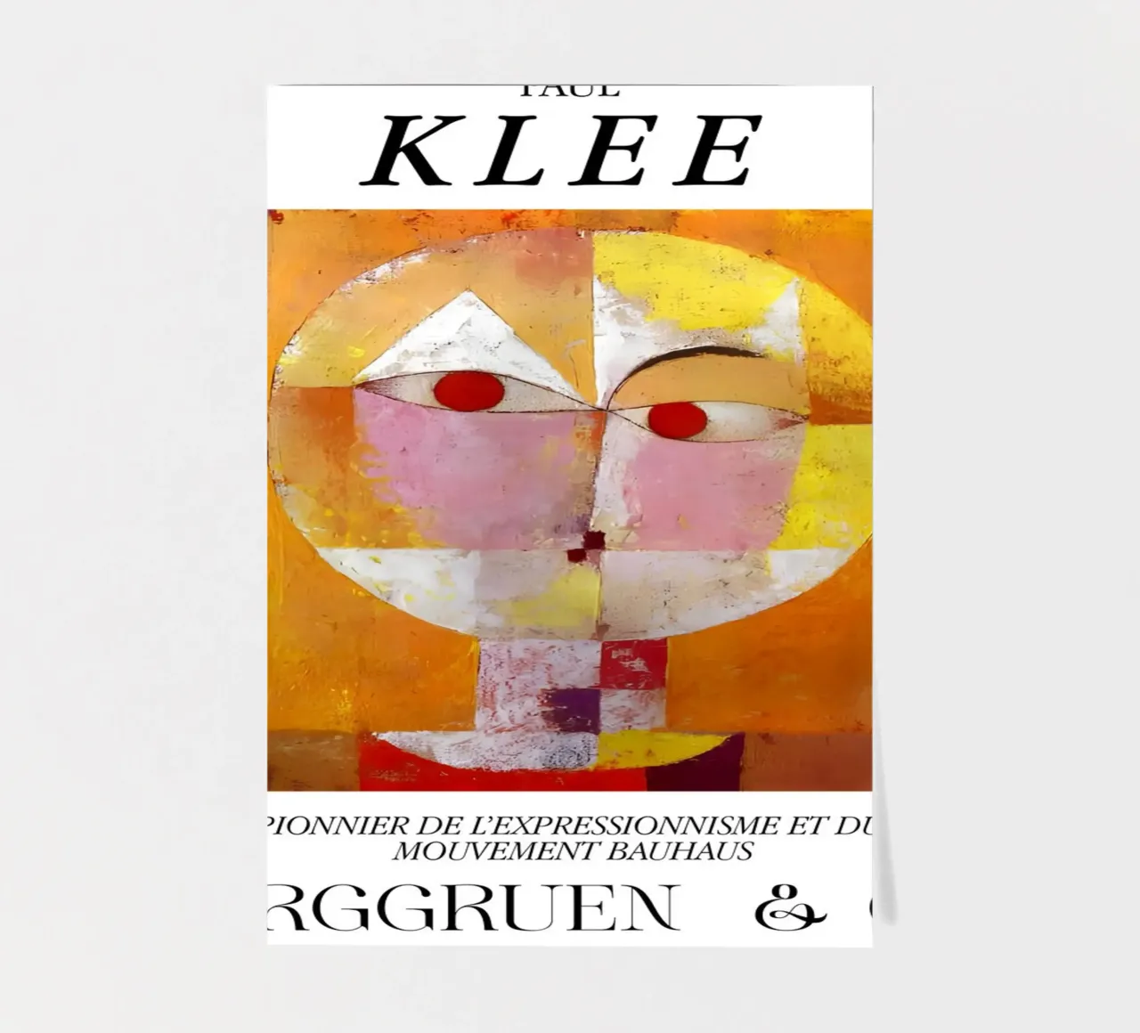 Paul Klee Senecio Expressionism Bauhaus Berggruen Print Stickerbogen von NorwesClub